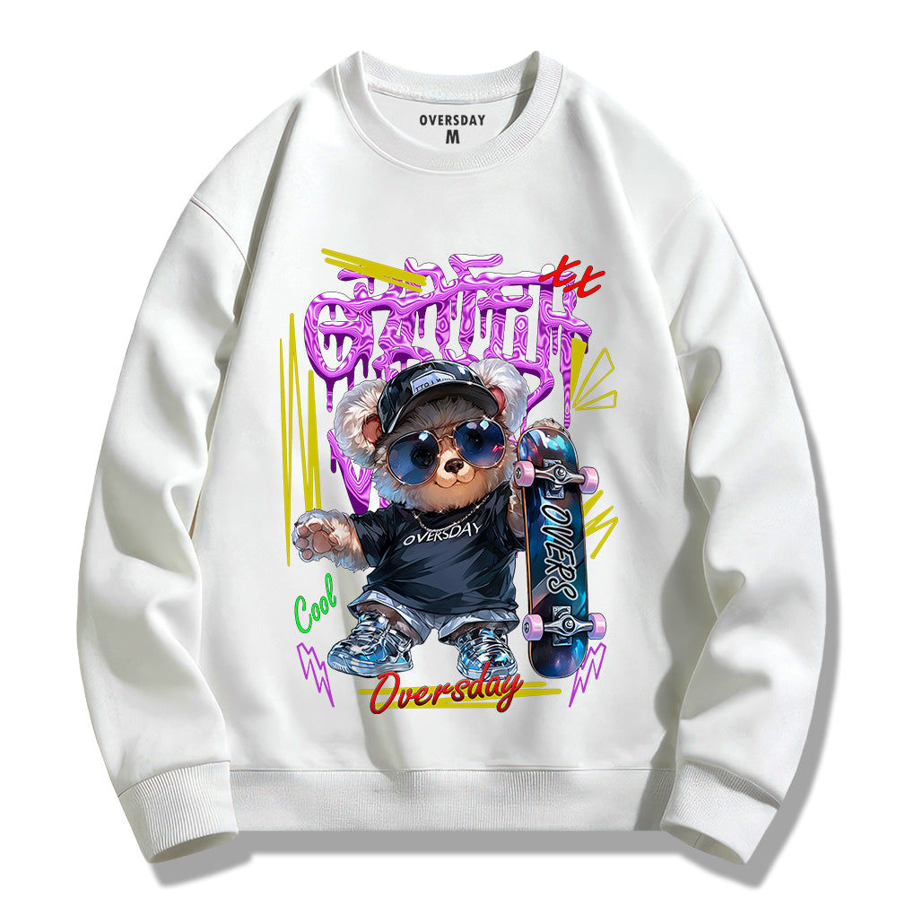 Trendy Skate Bear / Sweatshirt