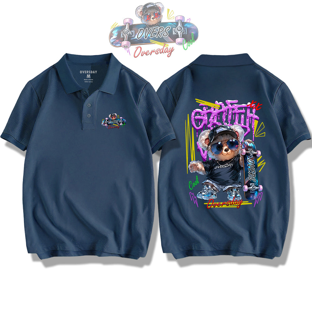 Trendy Skate Bear / Polo Shirt