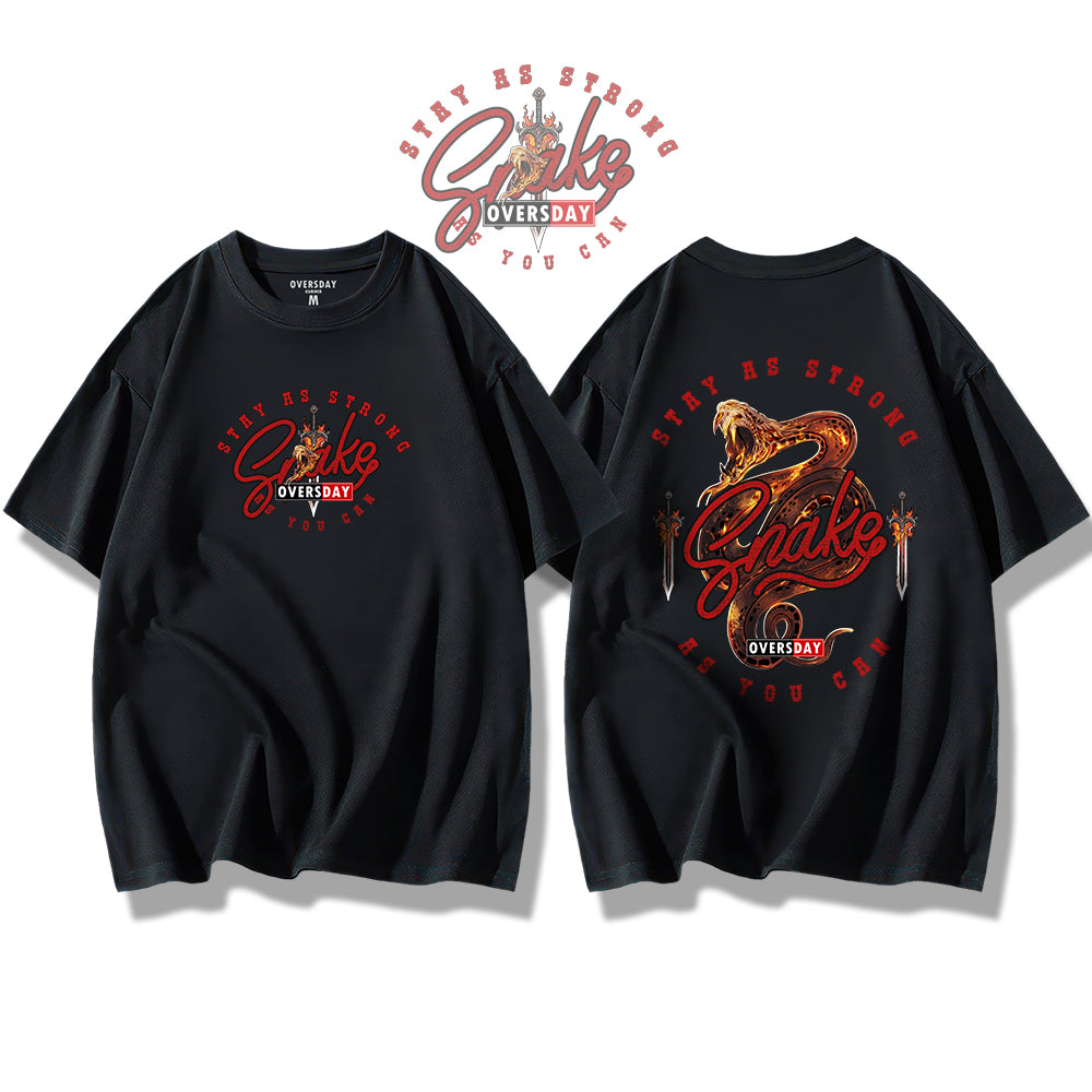 Flaming Serpent / Loose Tee