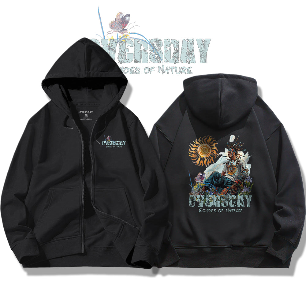 Echoes of Nature / Zip Up Hoodie