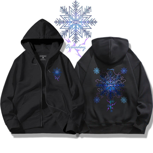 Snowchip / Zip Up Hoodie