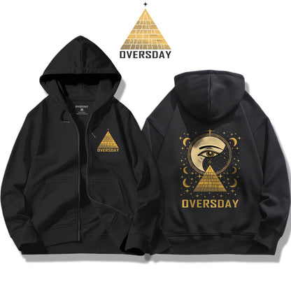 Golden Eye / Zip Up Hoodie