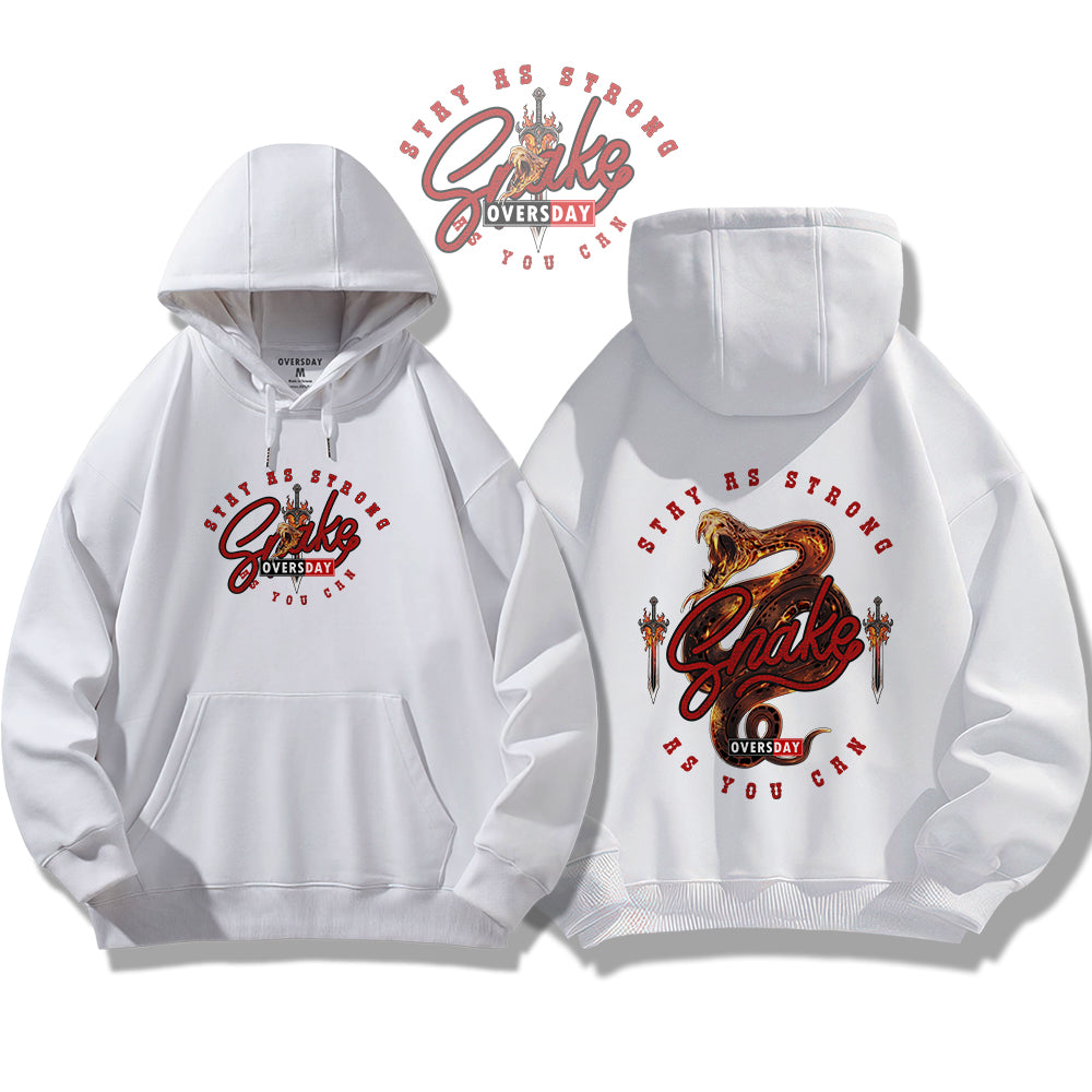 Flaming Serpent / Hoodie