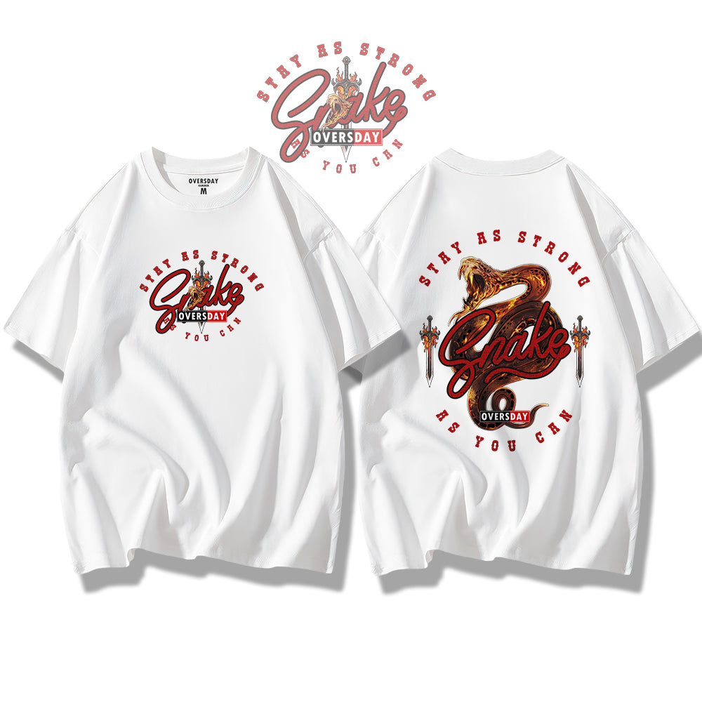 Flaming Serpent / Loose Tee