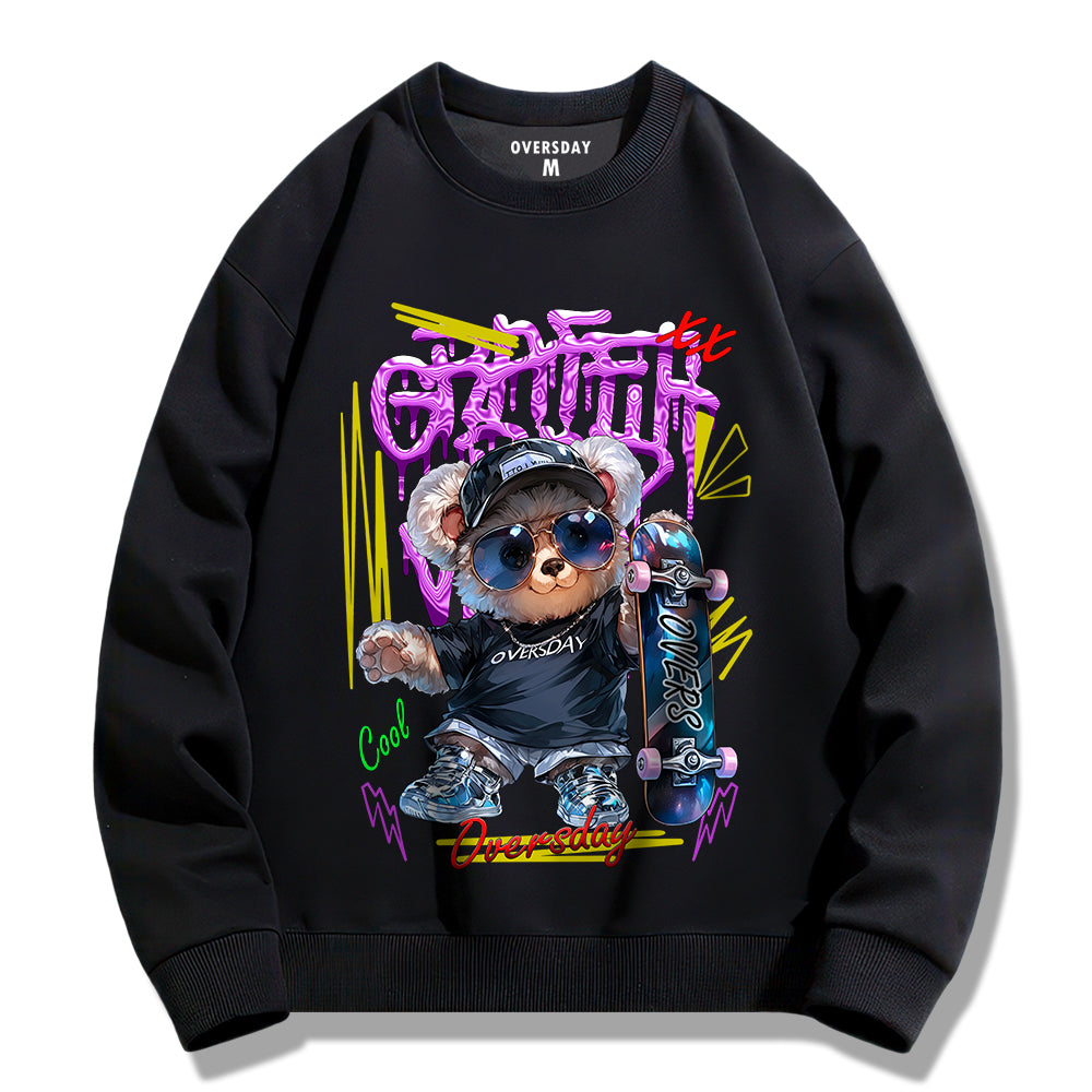 Trendy Skate Bear / Sweatshirt