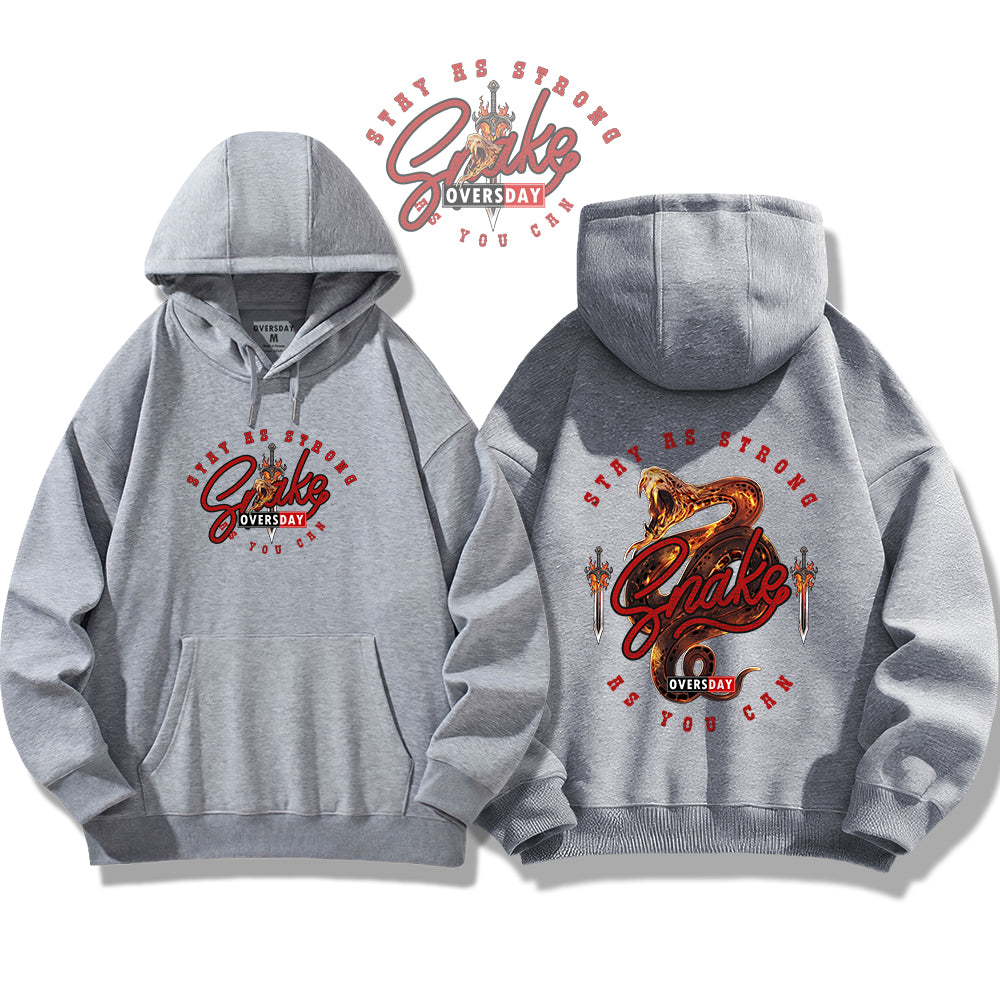 Flaming Serpent / Hoodie