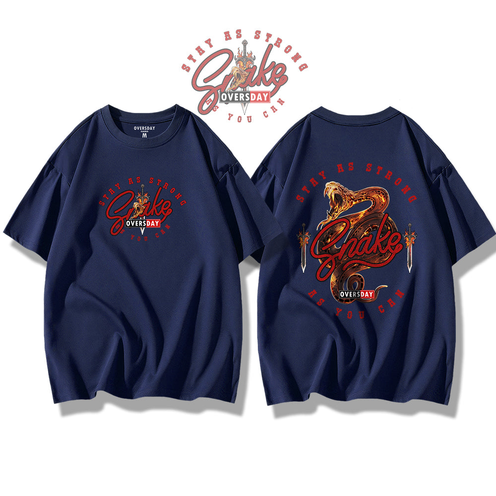 Flaming Serpent / Loose Tee