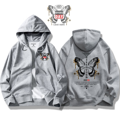 Butterfly Romance / Zip Up Hoodie