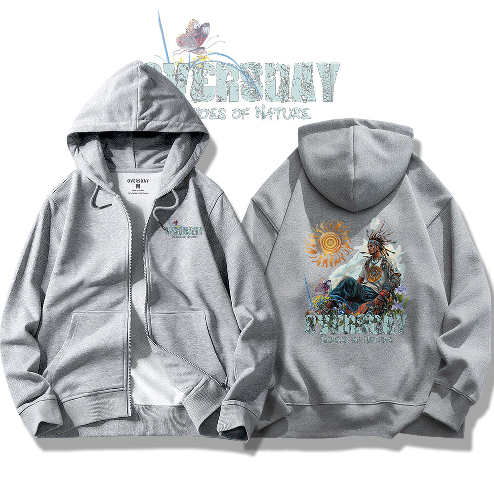 Echoes of Nature / Zip Up Hoodie