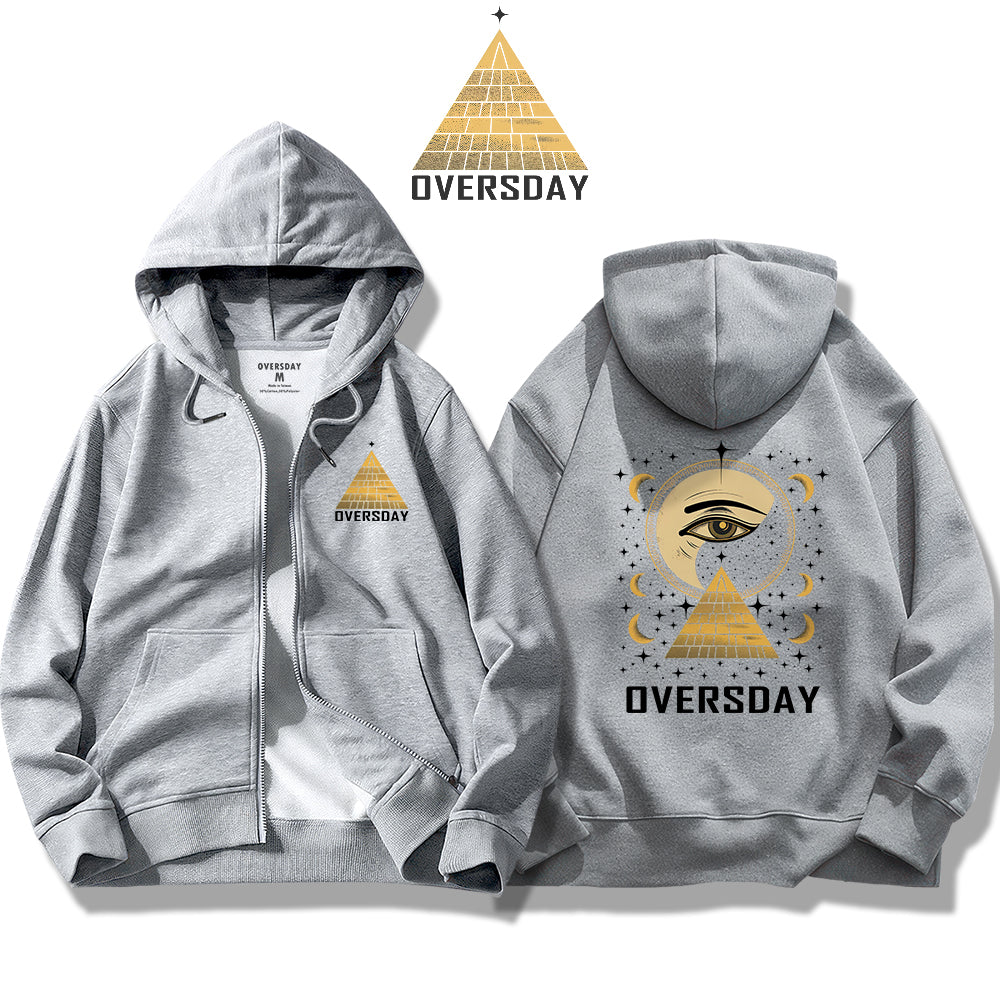 Golden Eye / Zip Up Hoodie