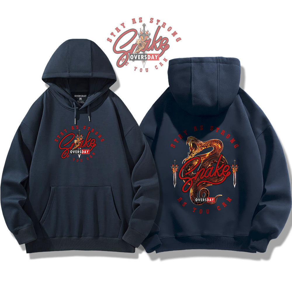 Flaming Serpent / Hoodie