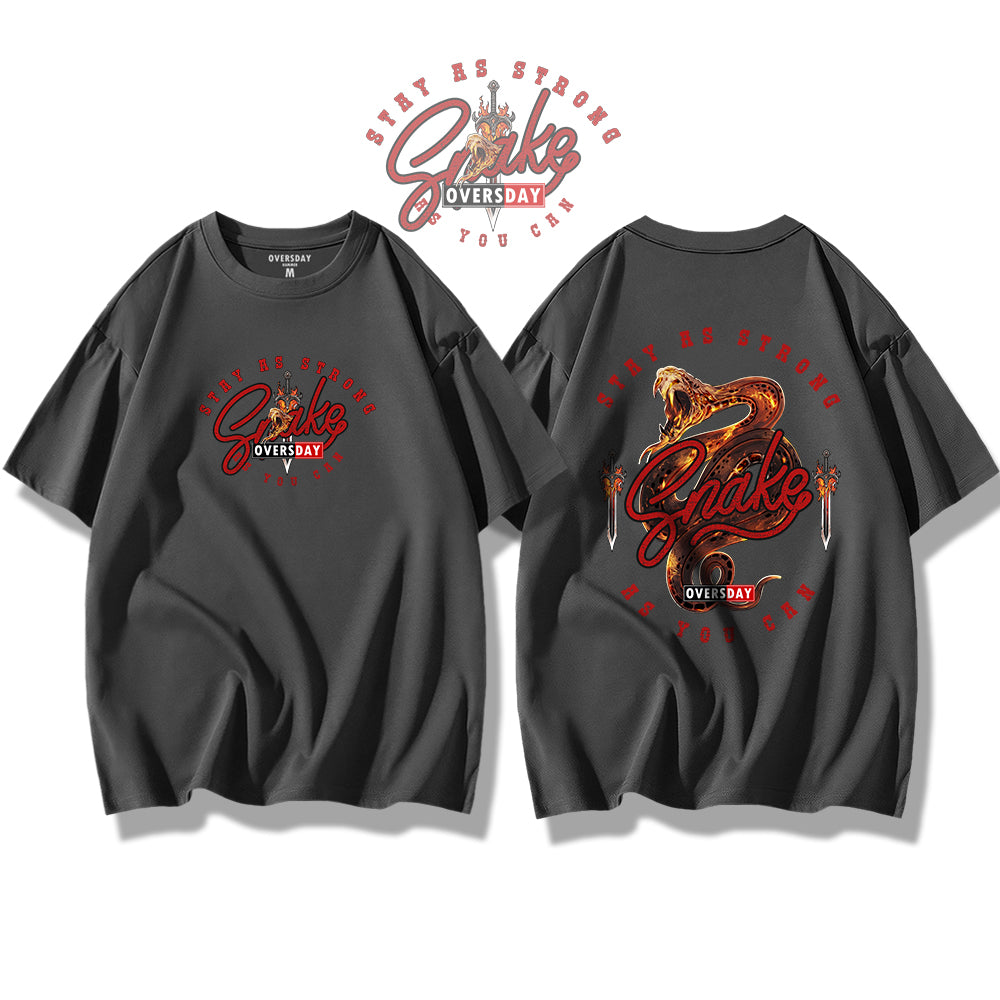 Flaming Serpent / Loose Tee