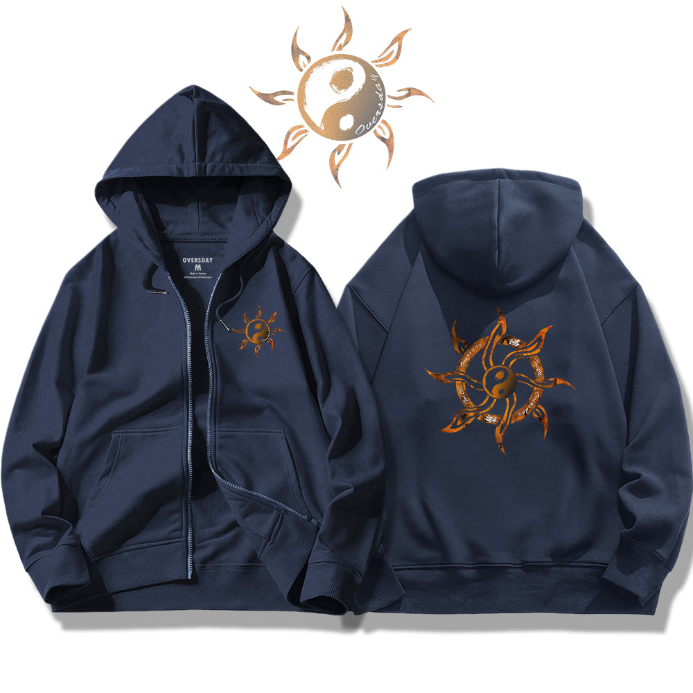 Tai Chi Seal / Zip Up Hoodie