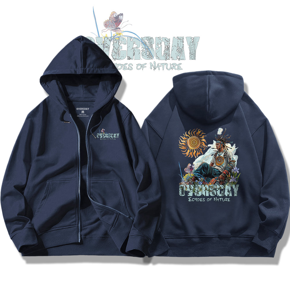 Echoes of Nature / Zip Up Hoodie