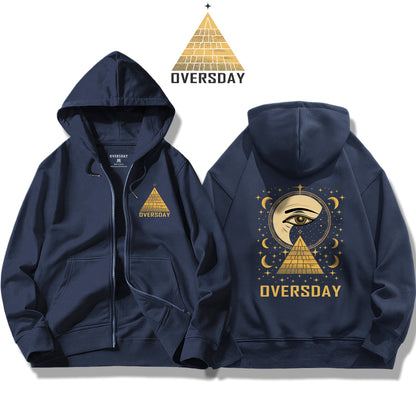 Golden Eye / Zip Up Hoodie