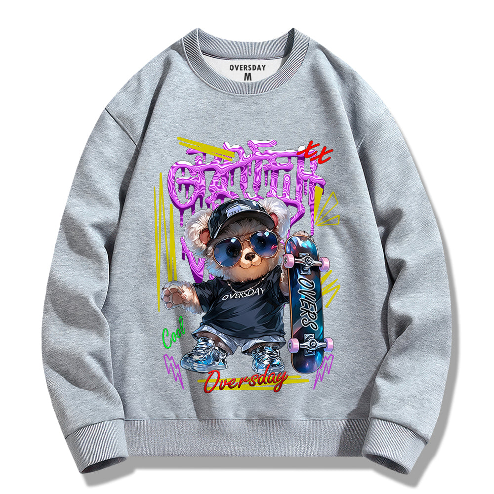 Trendy Skate Bear / Sweatshirt