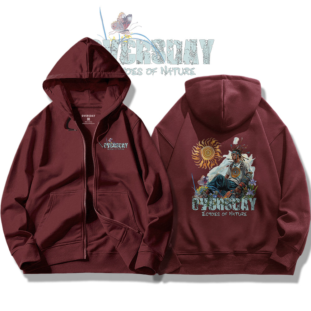 Echoes of Nature / Zip Up Hoodie