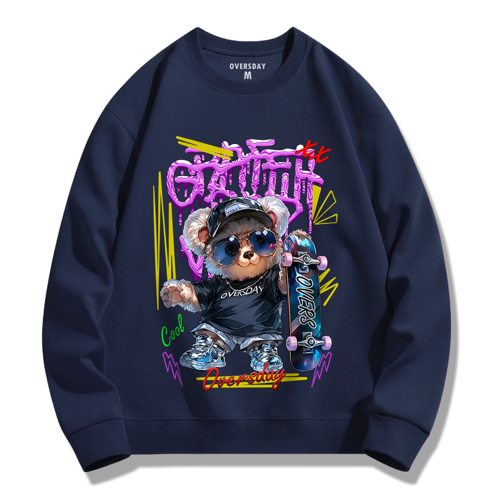Trendy Skate Bear / Sweatshirt