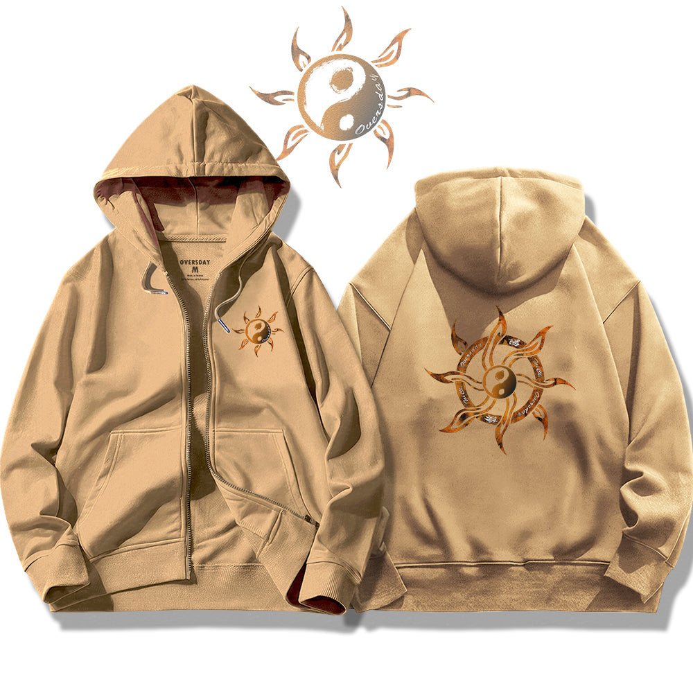 Tai Chi Seal / Zip Up Hoodie