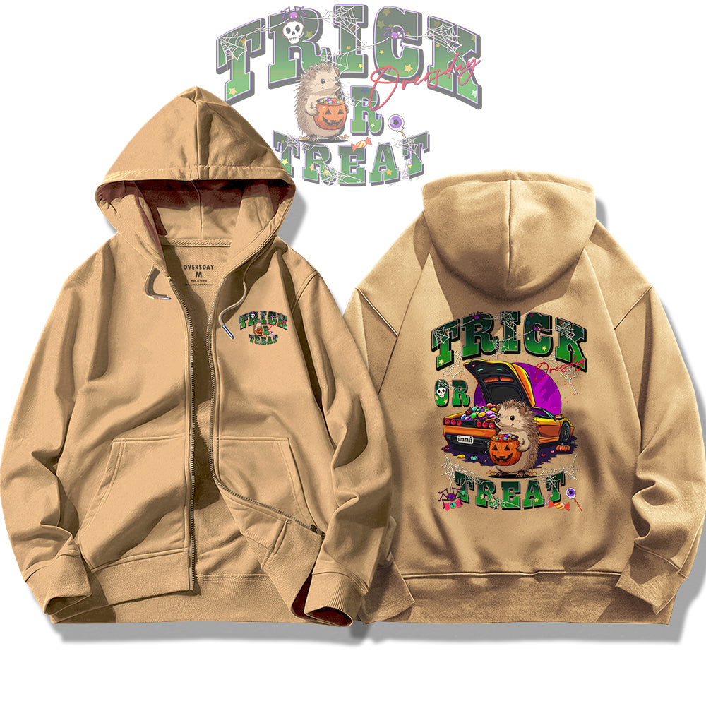 Hedgehog's Halloween / Zip Up Hoodie