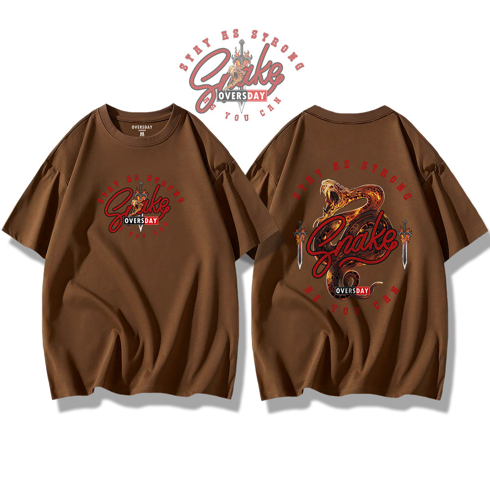 Flaming Serpent / Loose Tee