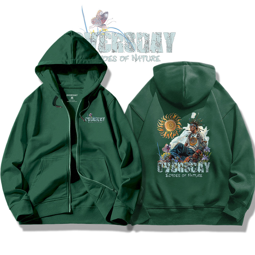 Echoes of Nature / Zip Up Hoodie