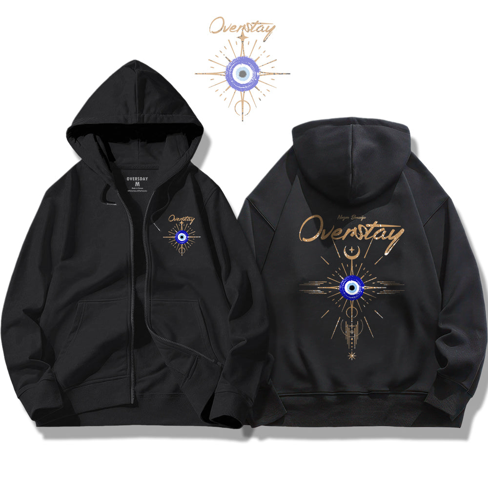 Evil Eye / Zip Up Hoodie