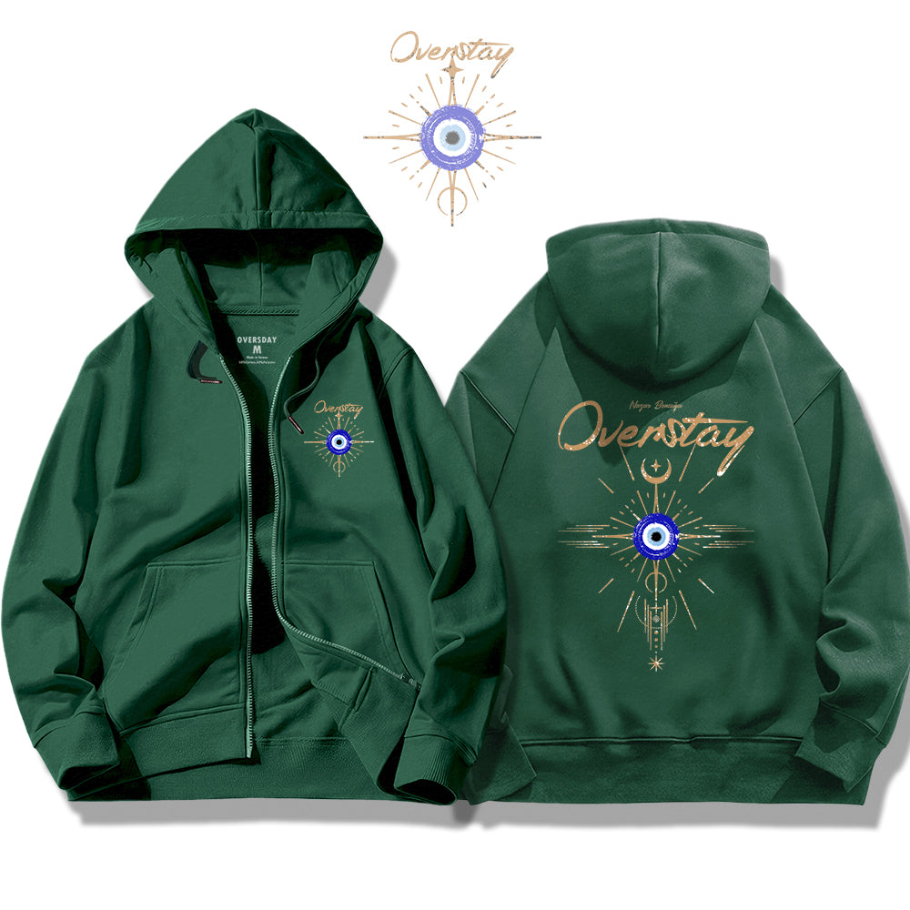 Evil Eye / Zip Up Hoodie