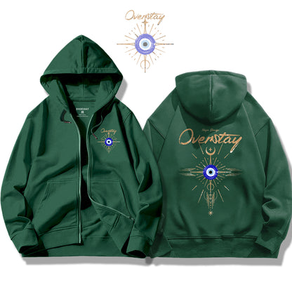 Evil Eye / Zip Up Hoodie
