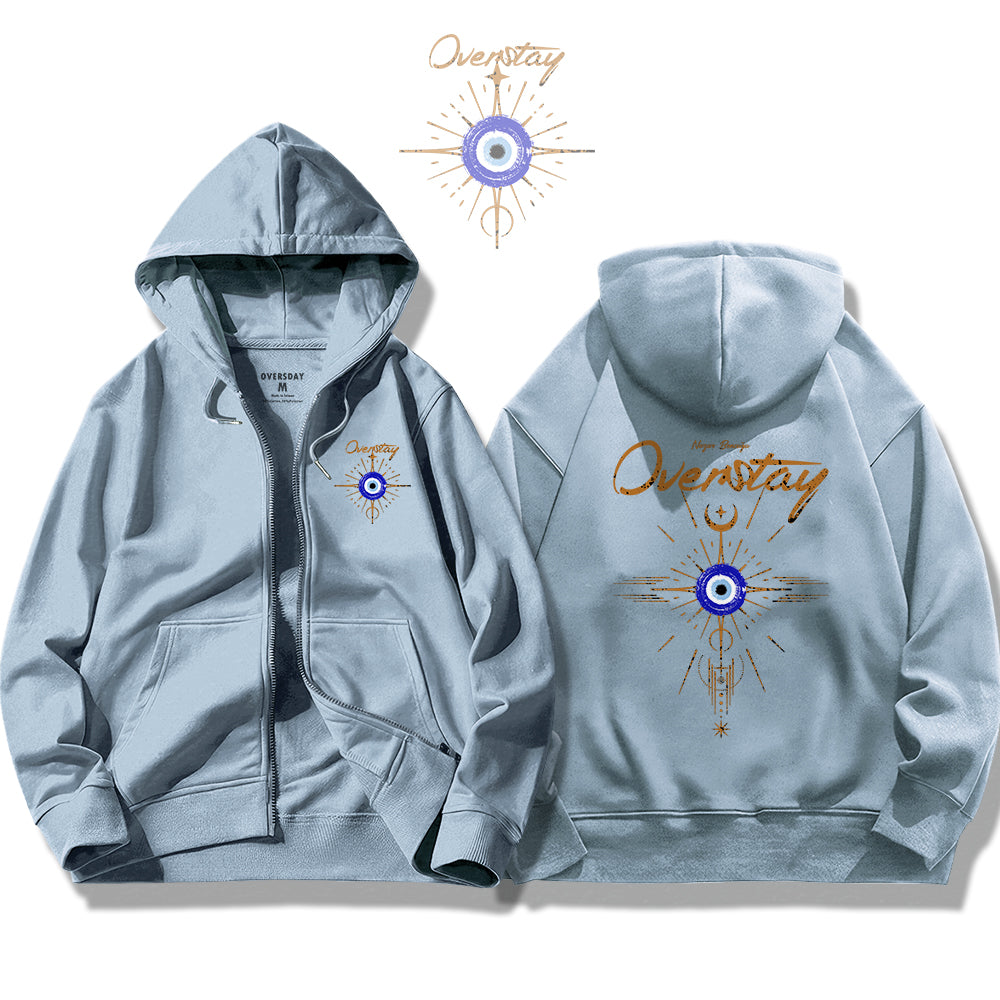 Evil Eye / Zip Up Hoodie