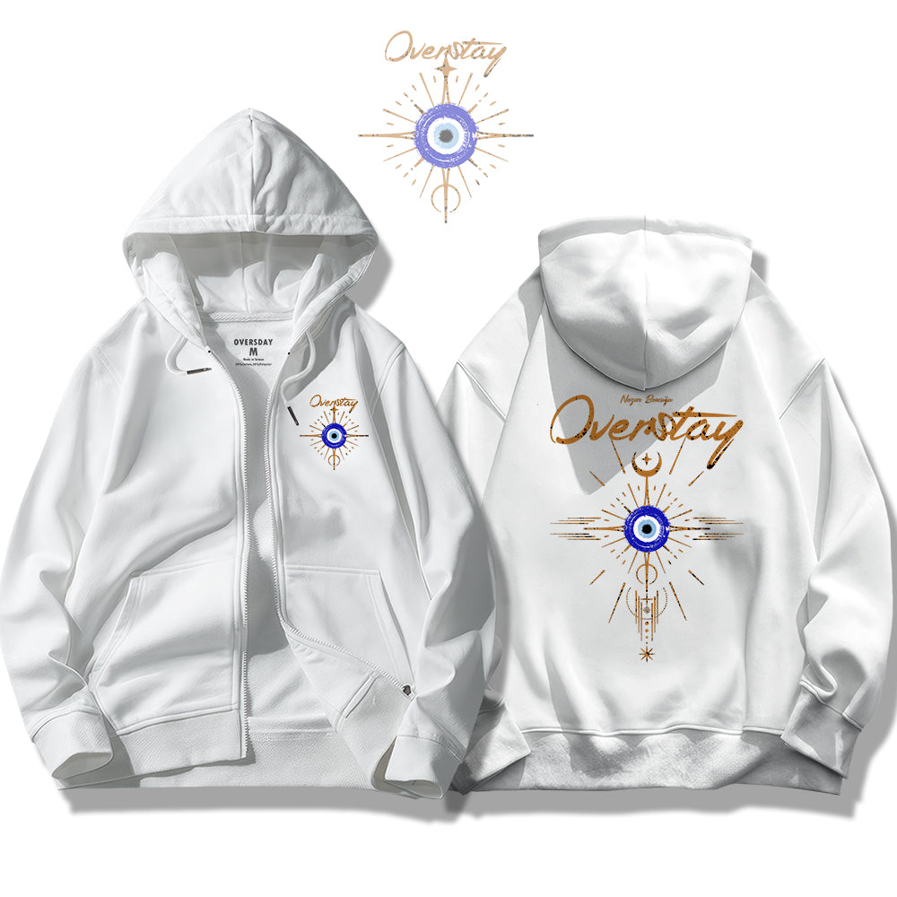 Evil Eye / Zip Up Hoodie