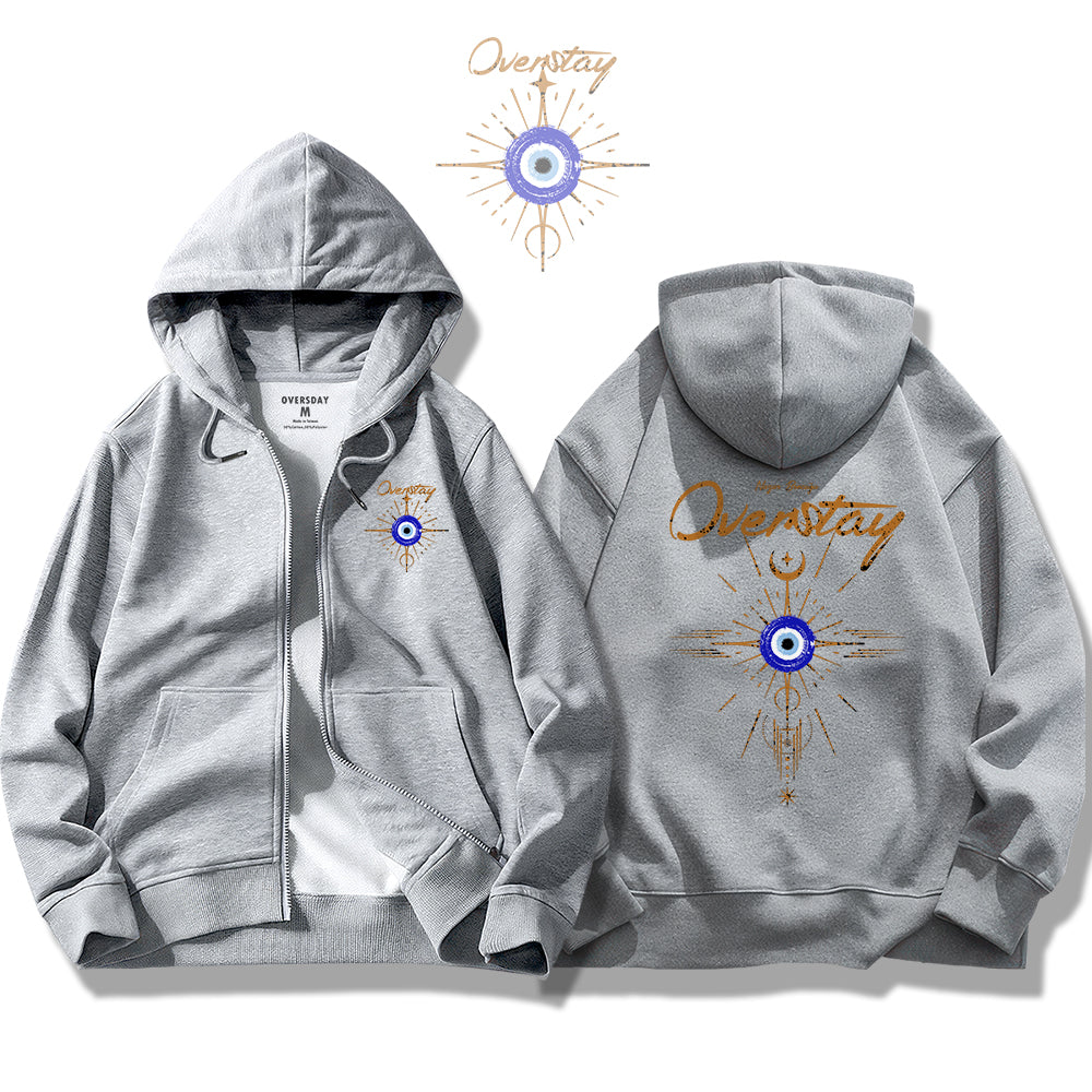 Evil Eye / Zip Up Hoodie