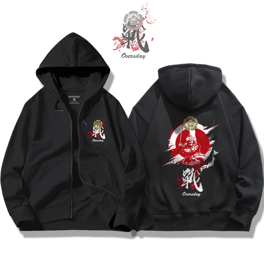 Samurai of Sengoku Period / Zip Up Hoodie