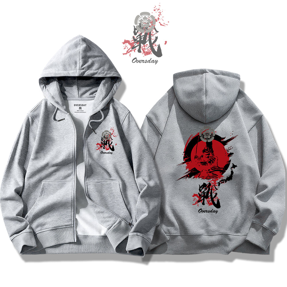 Samurai of Sengoku Period / Zip Up Hoodie