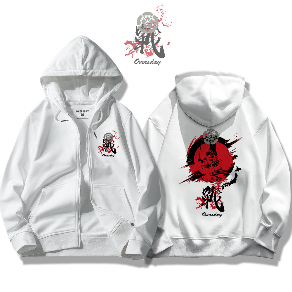 Samurai of Sengoku Period / Zip Up Hoodie